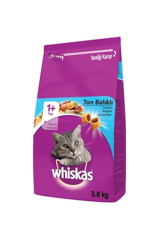 Whiskas Ton Balıklı ve Sebzeli Yetişkin Kedi Maması 3800 G