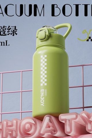 Shotay Chees Çelik Termos Unisex Matara 900 Ml. Sht-st-8151-3 Yeşil