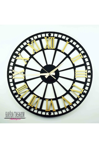 KAYRA TASARIM ATÖLYESİ AHŞAP RUSTiK ROMA GOLD 50cm Diğer