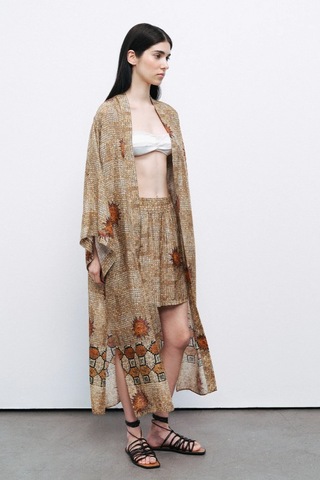 N25yn11115 Nocturne Kimono Çok Renkli