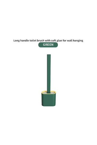 Tpr Pp Silikon Tuvalet Temizleme Fırçası Banyo Temizleyici Ev Housewives Duş Odası Banyo Aracı Tuvalet Fırçası Tutucular Altın - Krom