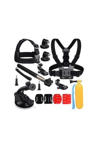 Gopro Sjcam Xiaomi Yi Soocoo Eken Aksiyon Kamera Aksesuar Seti Çok Renkli