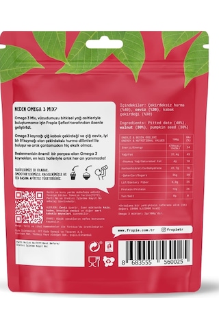 Fropie Karışık Kuruyemiş - Omega 3 Mix 75 G