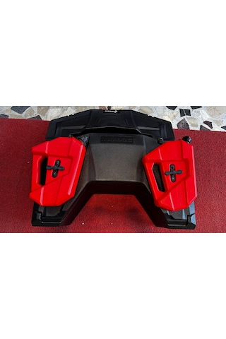 Arwic 3'lü Atv Çanta Seti Segway Yazılı 180 Lt Arka + 80 Lt Ön Çanta + 2 Adet 5 Lt Benzin Bidonu Siyah