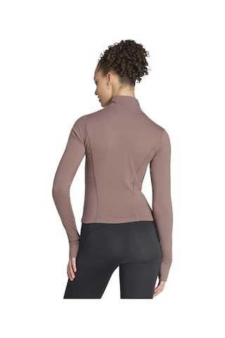 Adidas Kadın Ceket 3-strıpes Studıo Zip Through Jacket Ky7998 Kahverengi