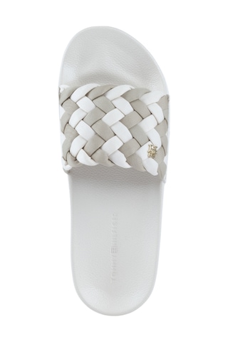 Tommy Hilfiger Braided Kadın Bej Terlik Fw0fw09203-0f4 Krem