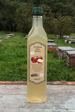 Mustafa Baloğlu Organik Ev Yapımı 3 Yıllık Elma Sirkesi 500 ML