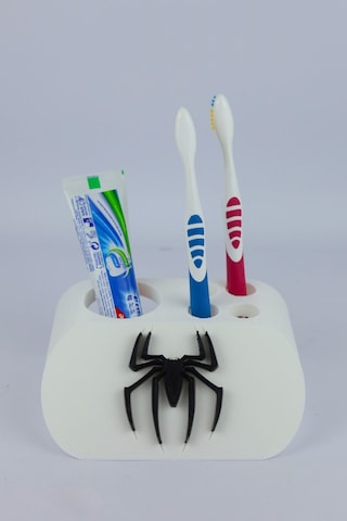 Spider Man - Dekoratif Diş Fırçalık Beyaz