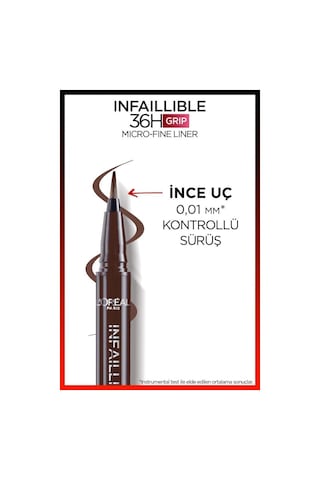 L'Oréal Paris Infaillible 36H Grip Micro Fine Eyeliner 02 Smokey Earth