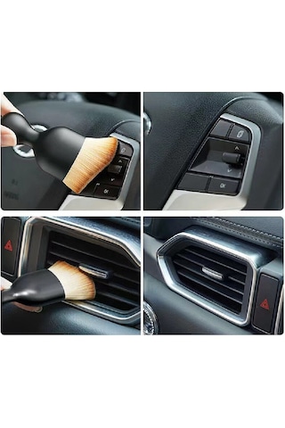 Toyota Uyumlu Araç içi kavisli yumuşak kıllı temizleme fırçası