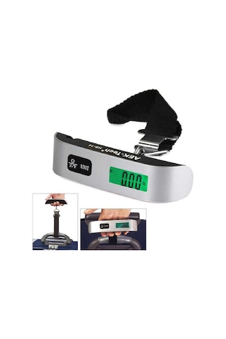 AEK-Tech 50kg Askılı El Bagaj Tartısı Terazi