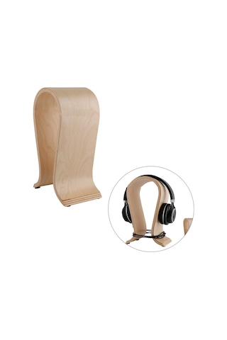 Suntek U Şekli Ceviz Kulaklık Tutacağı Raf Standı