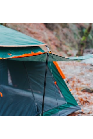 Kuara Tam Otomatik 4-5 Kişilik Su Geçirmez Pop-up Kamp Çadırı Yeşil