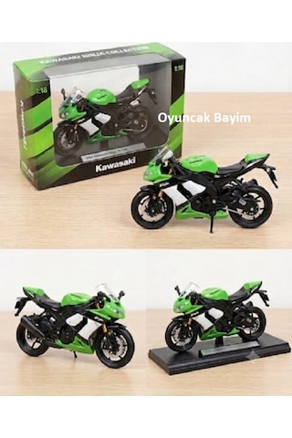 2009 Kawasaki Ninja Zx-10r 1:18 Ölçek Diecast Motosiklet Model
