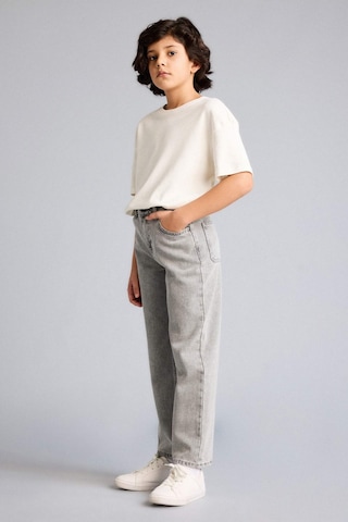 Defacto Wıde Leg Düz Paça Jean Pantolon Erkek Çocuk F8433a826smnm55 Gri-nm55