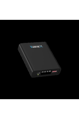 Enerx Enr-p1025dc Powerbank 10.000 Mah Dijital Ekranlı Fenerli Usb+type-c 2.1a Beyaz Siyah