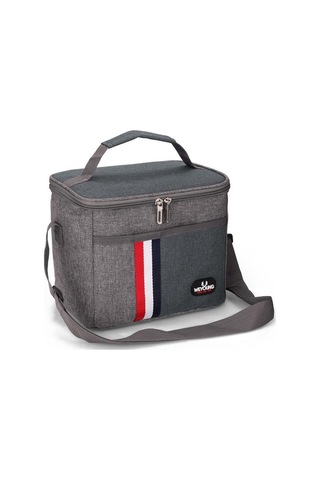 Tongxida Isıtmalı Yemek Çantası - Su Geçirmez, Taşınabilir Gri Gri