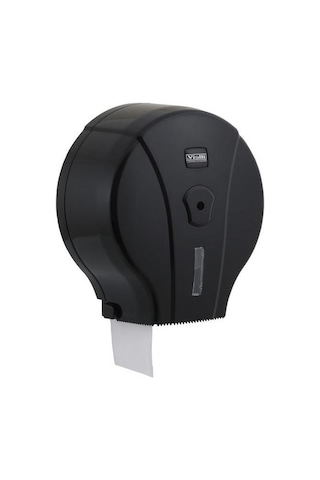Vialli Mj1b Mini Jumbo Tuvalet Kağıdı Dispenseri Siyah