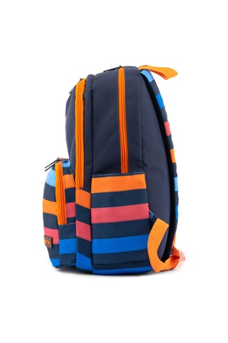 United Colors Of Benetton. Şerit Detaylı Erkek Çocuk İlkokul Çantası Lacivert
