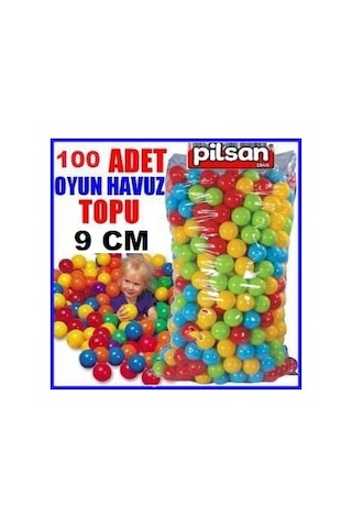 Pilsan Filede Oyun Havuz Topu 9 Cm 100'Lü
