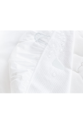 Madame Coco Flore Sıvı Geçirmez Fitted Yatak Alezi Alz-68çift Kişilik-beyaz Beyaz