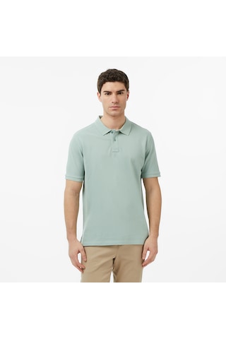 Nautica Erkek Yeşil Regular Fit Polo Yaka T-shirt Düz K65000t Yeşil