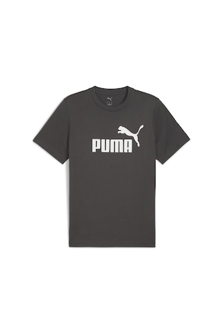Puma Ess No. 1 Logo Tee Erkek Yetişkin T-shirt Gri