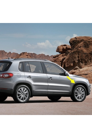 Vw Tiguan 2008-2011 Sağ Ön Çamurluk Dodik Plastik Çıta 5n0854732a