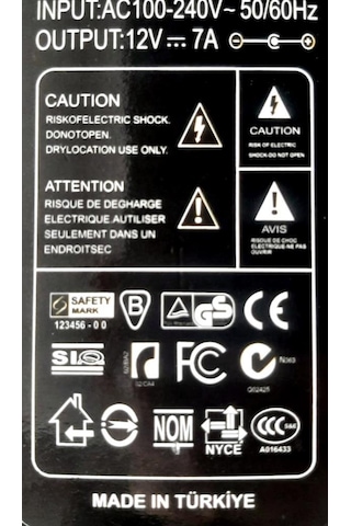 Çakmak Adaptörü Araç Çakmaklık Çevirici Oto Buzdolabı Ev Tipi Çevirici Adaptör7amper/12volt