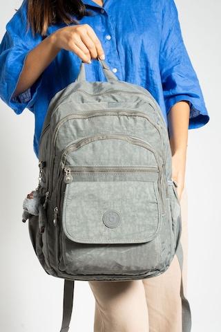 Ultra Hafif Çok Cepli Su Geçirmez Okul Çantası Laptop, Notebook, Okul, Spor, Seyahat Gri 571-2a-3 Gri