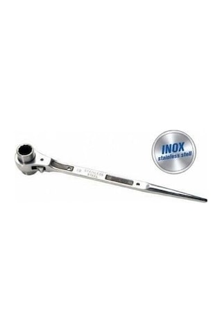 Glory Kazıklı Lokma Cırcır Anahtar Paslanmaz Çelik 22x24 Mm