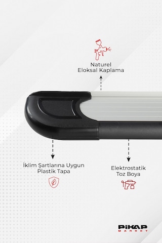 Alüminyum Yan Basamak Renault Captur 2020 Sonrası Uyumlu - 183 Cm