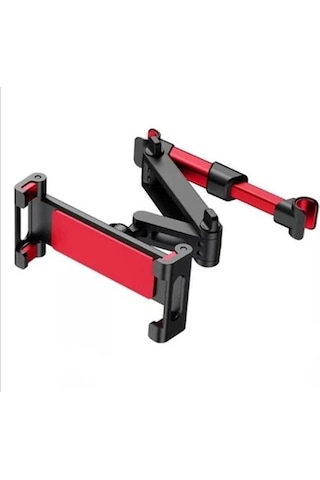 Araç Içi Koltuk Arkası Telefon Tablet Tutucu Uzayabilen Kırmızı