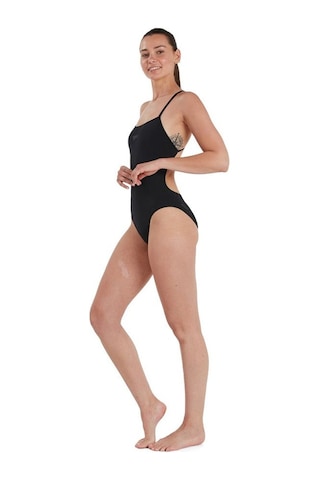 Speedo Kadın Yüzücü Mayosu Eco End+ Tsrp Af Blk 8-135390001 Yzm Siyah