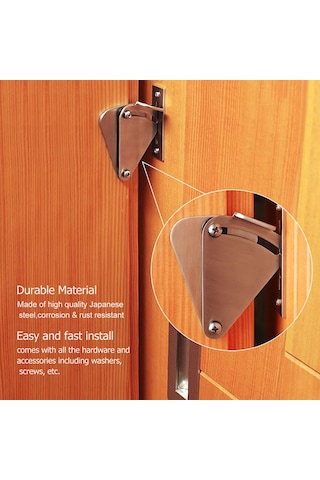 Yaozixa Çelik Ahşap Depo Kapısı Kilitleri - Kaydırmalı Kapılar İçin Güvenli Ve Dayanıklı Montaj Sistemi