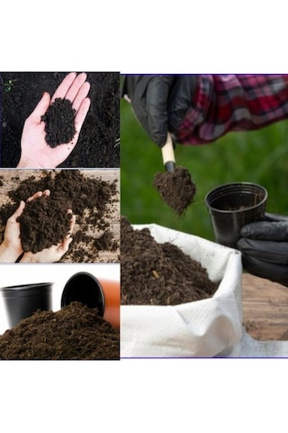 Gül Fidanı Toprağı Torfu Özel Karışım Bitki Toprağı 9 Kğ