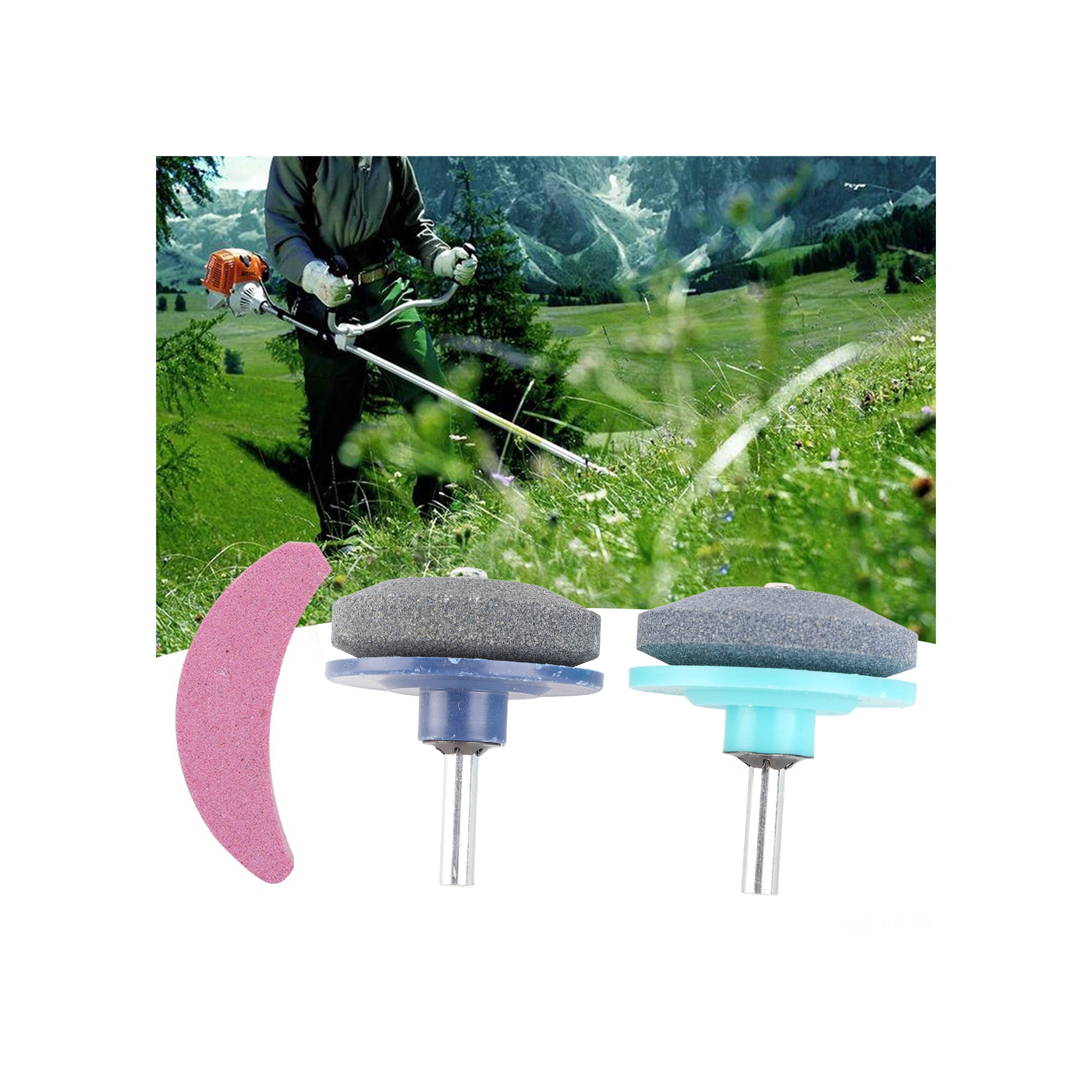 Vkemall Makas Bıçağı Taslaştırıcı 3'lü Set - Emery Malzeme İle Dayanıklı, Zaman Ve Enerji Tasarrufu Sağlar, Çim Biçme Makinaları Vb. İçin Uygun