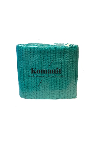 Komanit Tekstil Tek Kullanımlık Yeşil Akordeon Bone 50 x 45 CM 100'lü