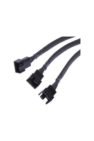 4 Pin Fan Çoklayıcı Y Pwm Çoklayıcı Splitter Kablosu 3 Pin 3 Port