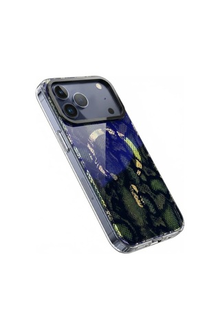 Onegif Apple iPhone Uyumlu 17 Pro Desina Magsafe Kapak - Desen 7 Çok Renkli
