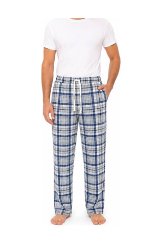 Yasar Underwear Erkek Pijama Altı %100 Pamuklu Ekose Desenli Cepli Ve Bağcıklı Çok Renkli Çok Renkli