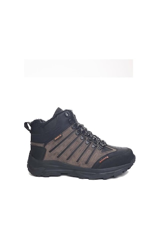 Dakırs 116-24 Deri Outdoor Kürklü Fermuarlı Erkek Bot Vizon
