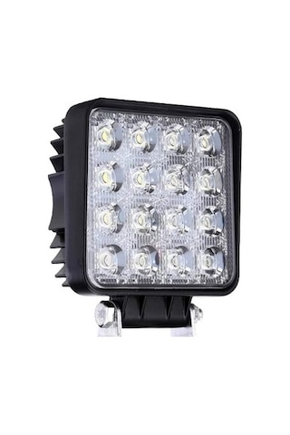 16 Ledli Çalışma Lambası Kare Off Road 12v-24v