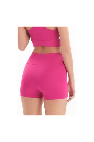 Josejuan Kadın Mini Spor Şort Tayt Yüksek Bel Sıkılaştırıcı 7400-fuşya Fuşya