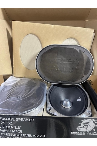 Oval Midrange 140 Rms Alüminyum Kurşun Göbek