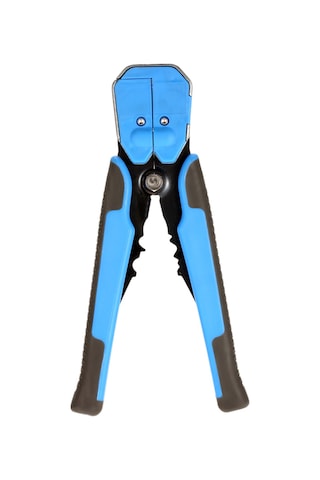 Hangfox Meterk Jx-1301 Mavi Çok Fonksiyonlu Tel Soyucu: Otomatik Soyma, Kesme Ve Presleme - Çelik Ağızlı 10-24 Awg