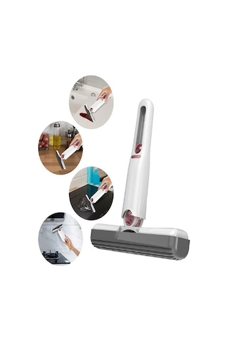 Mrt Bilişim Taşınabilir Mini Otomatik Sıkmalı Mop Seti Yıkanabilir Mini Mop