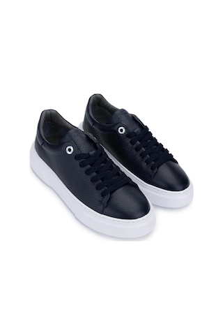 Tamer Tanca Kadın Hakiki Deri Lacivert Sneakers & Spor Ayakkabı 1145 Z-2501 Bn Ayk Y26 Lacı Fltr