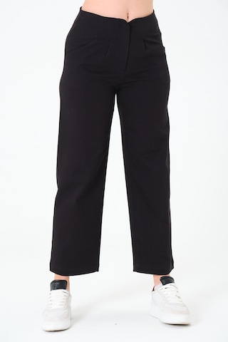 Sortie Collection Kemersiz Gabardin Pantolon Siyah