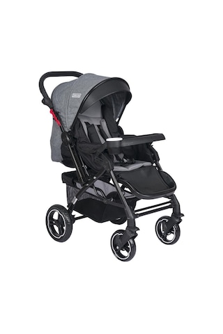 Tommy Baby Tornado Plus Black Alüminyum Lüx Çift Yönlü Bebek Arabası